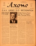 Axone, October 1952 by Philadelphia College of Osteopathy