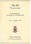 Commencement, 55th Class, Philadelphia (1946)