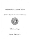 Graduate Programs Commencement, Philadelphia (2016) by Philadelphia College of Osteopathic Medicine