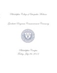 Graduate Programs Commencement, 14th Class (2013)