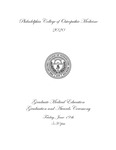 Graduate Medical Education Graduation and Awards Ceremony, Philadelphia (2020) by Philadelphia College of Osteopathic Medicine