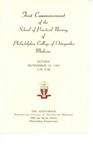 Commencement, School of Practical Nursing (1969) by Philadelphia College of Osteopathic Medicine