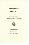 Graduation Exercises, School of Nursing (1959) by Philadelphia College of Osteopathy
