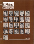 Digest of the Philadelphia College of Osteopathic Medicine (Fall 1974) by Philadelphia College of Osteopathic Medicine