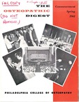 Osteopathic Digest (Spring 1961) by Philadelphia College of Osteopathy