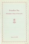 1959 Founders Day by Philadelphia College of Osteopathy