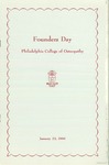 1960 Founders Day by Philadelphia College of Osteopathy