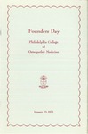 1971 Founders Day