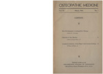 Osteopathic Medicine Volume 3, Issue 1 by Philadelphia College of Osteopathy