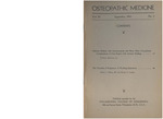Osteopathic Medicine Volume 3, Issue 3 by Philadelphia College of Osteopathy