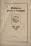 Philadelphia Journal of Osteopathy Volume 12, Number 3 by Philadelphia College and Infirmary of Osteopathy