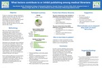 What Factors Contribute to or Inhibit Publishing Among Medical Librarians by Skye Bickett, Christine Willis, and Melissa Wright