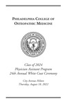 PCOM Physician Assistant Class of 2024 White Coat Ceremony